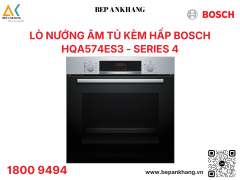 Lò nướng kèm hấp Bosch HQA574ES3 Series 4 - 71L